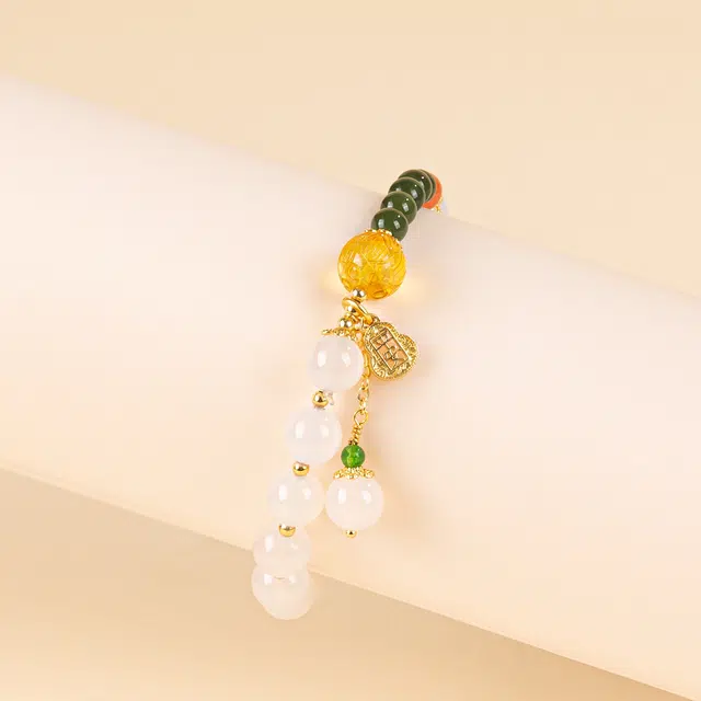 八方来财 品彩 顺风顺水 转运招财  轻奢风  高级感   多巴酚风 个性简约 时尚百搭  精选设计#好运天然 玛瑙 手串 女款