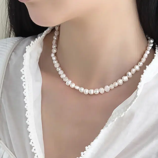 品彩 轻奢简约设计高级感 淡水珍珠 珍珠项链 女款