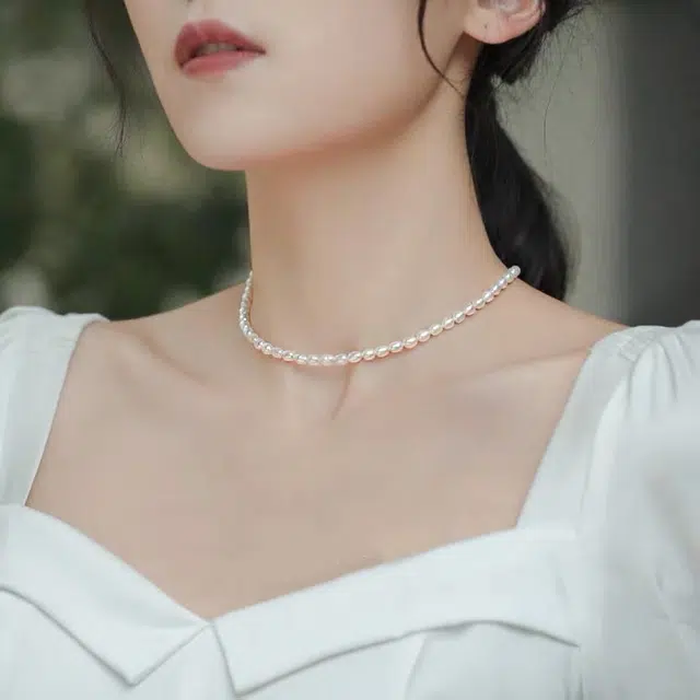 品彩 满天星简约轻奢高级感 淡水珍珠 珍珠项链 女款