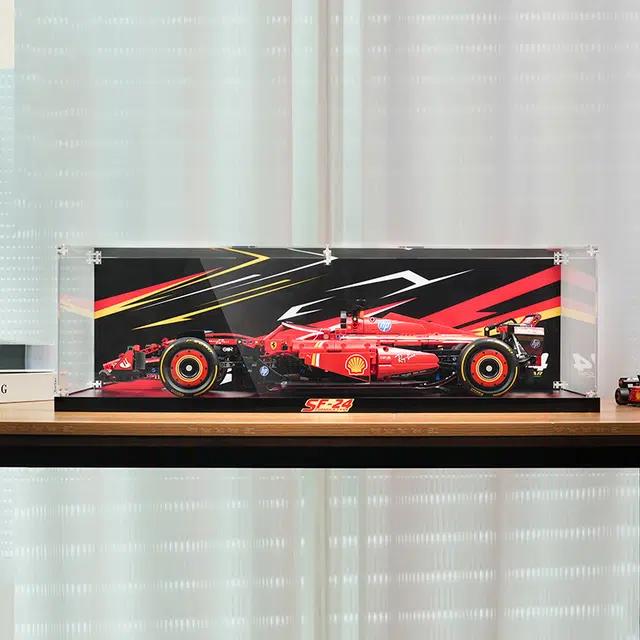 LIGHT YOUR BRICKS 42207 Ferrari SF-24 F1 Racing Display Case