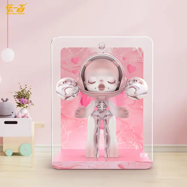 LIGHT YOUR BRICKS POP MART MEGA400SKULLPANDA1000
