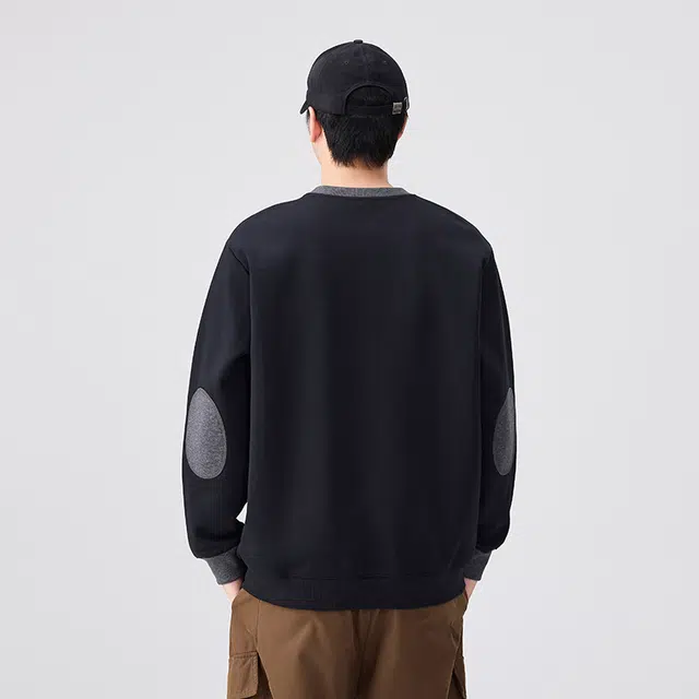 希越 美式秋冬假两件设计长袖卫衣 男款