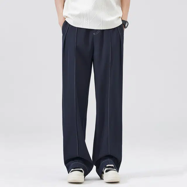 希越 美式高街潮流宽松垂感直筒休闲裤 男款