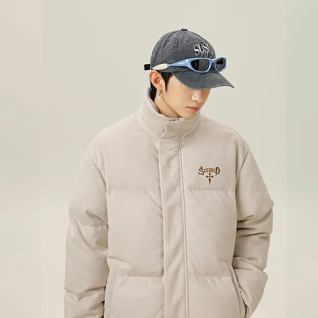 极限涡轮 美式复古个性哥特字母印花加厚保暖时尚休闲棉服 男女同款