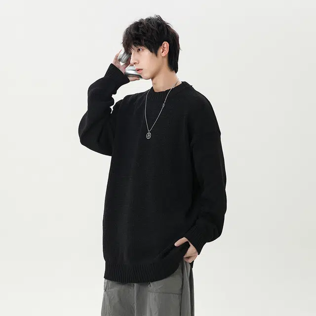 极限涡轮 美式街头潮流时尚潮牌休闲打底针织衫 男女同款