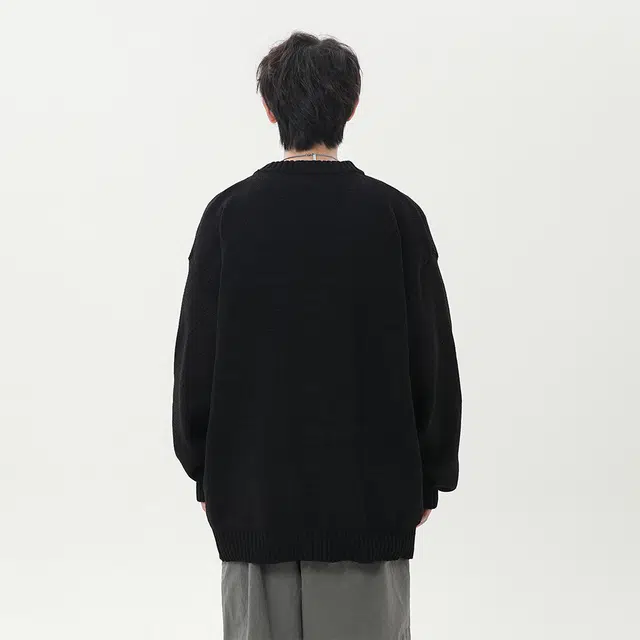极限涡轮 美式街头潮流时尚潮牌休闲打底针织衫 男女同款