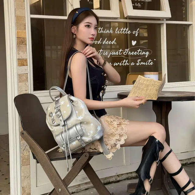 CULTIVATOR Millennial Star PU Backpack Medium