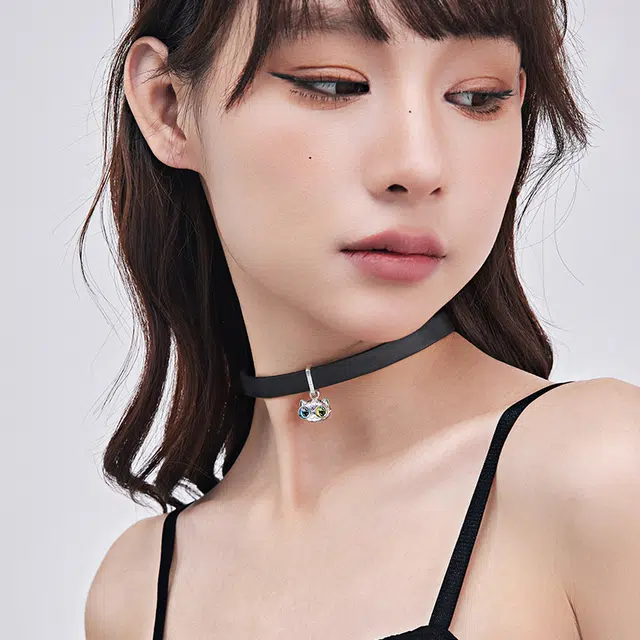 PEACE CAT choker