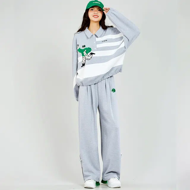 木果果木 宽松休闲简约短款卫衣 女款