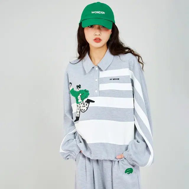 木果果木 宽松休闲简约短款卫衣 女款