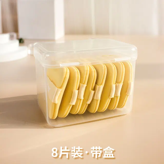 简应舒  黄油饼干粉扑气垫粉扑服帖不卡粉柔软粉底粉饼专用干湿两用化妆用 打底
