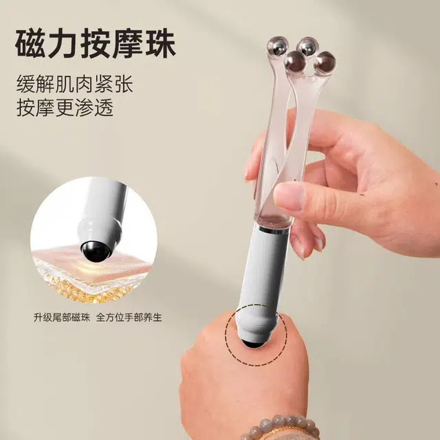 简应舒 多功能手指按摩器手关节滚轮式手部按摩仪缓解疲劳舒缓压力小巧 美体工具