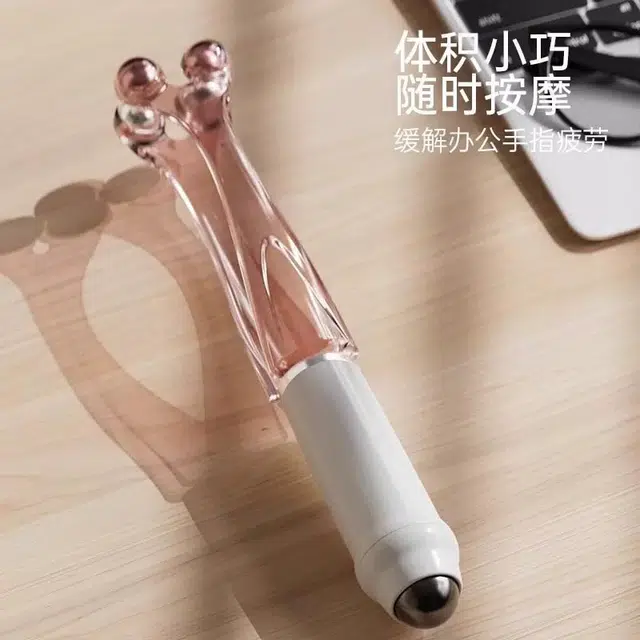 简应舒 多功能手指按摩器手关节滚轮式手部按摩仪缓解疲劳舒缓压力小巧 美体工具