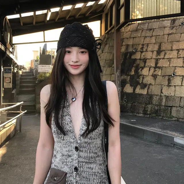 艾佳微 时尚设计轻奢高级感 腈纶 帽子 女款