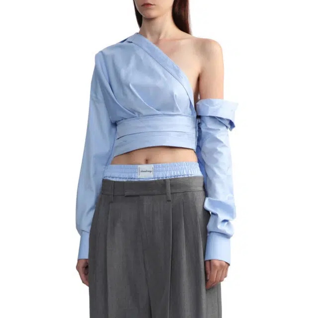 Alexander Wang Asymmetric Shoulder Shirt