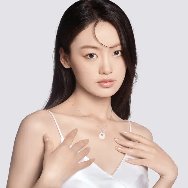 老银坊 蝴蝶平安扣 轻奢新中式温柔锁骨链 国风高级感颈链#好运 琉璃 项链 女款
