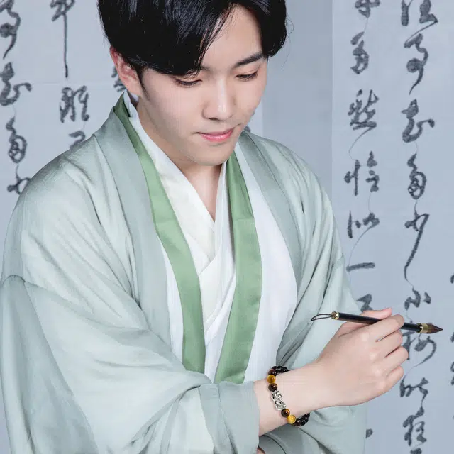 老银坊 招财进宝转运貔貅珠串 新中式平安纳福吞金兽 #好运 虎眼石 手串 男女同款情侣款