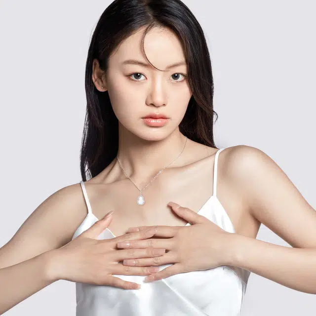 老银坊 福禄晶润葫芦如意 新中式复古小众锁骨链 国风轻奢富贵平安 玉髓 项链 女款