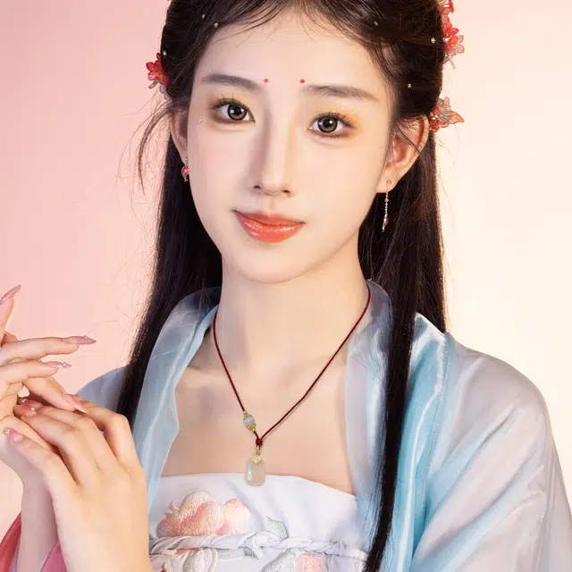 老银坊 万事顺意牌 无事牌 国风招财纳福转运编绳链 新中式日常穿搭配饰 好运 玛瑙 项链 男女同款情侣款