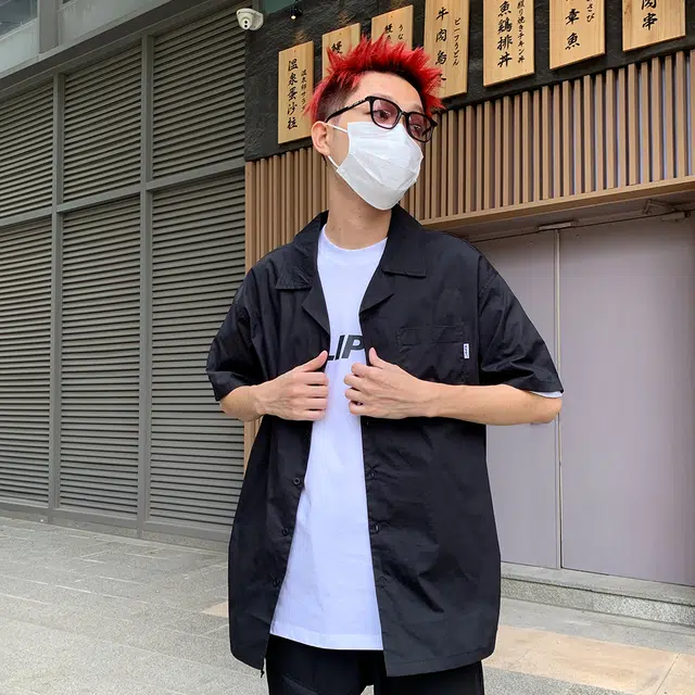 零氏 美古街停机坪基础款纯色简约宽松垂感百搭翻领春秋长袖休闲衬衫 男女同款