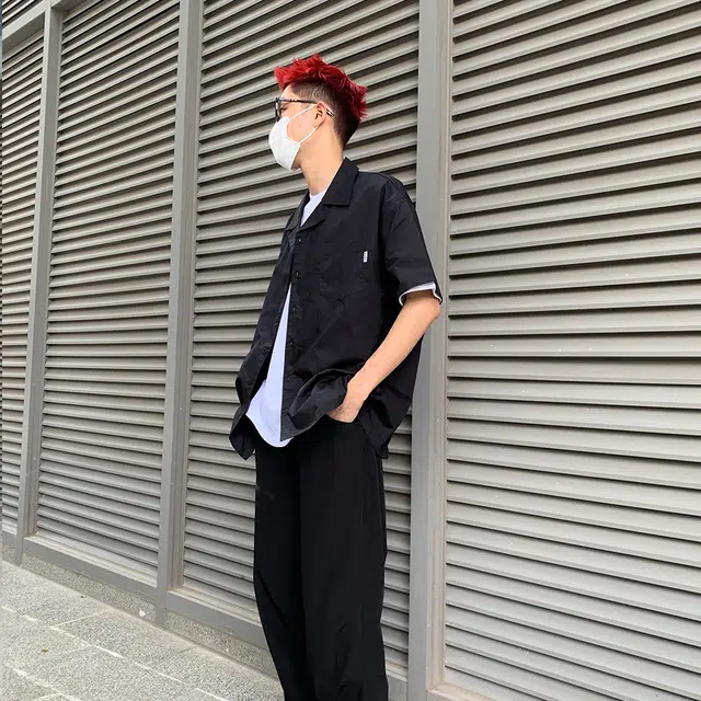 零氏 美古街停机坪基础款纯色简约宽松垂感百搭翻领春秋长袖休闲衬衫 男女同款