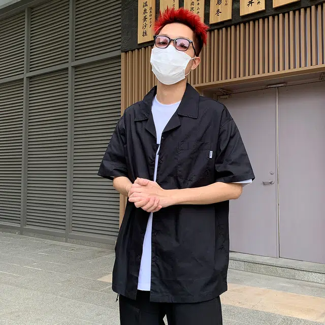 零氏 美古街停机坪基础款纯色简约宽松垂感百搭翻领春秋长袖休闲衬衫 男女同款