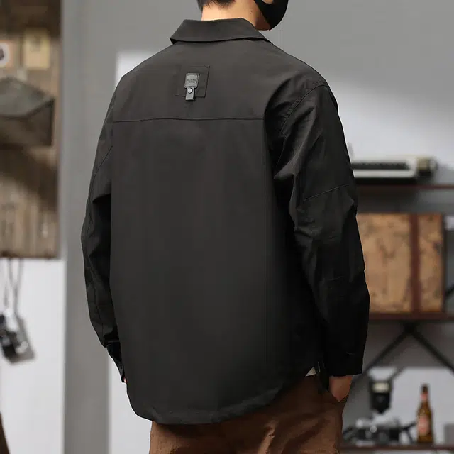 协协乐 高端美式潮牌秋季户外山系工装男士春季宽松百搭休闲外套长袖防风防水设计小众款夹克 男款