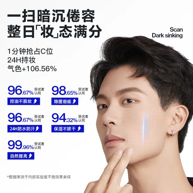 海洋至尊 男士控油自然素颜霜 修饰肤色