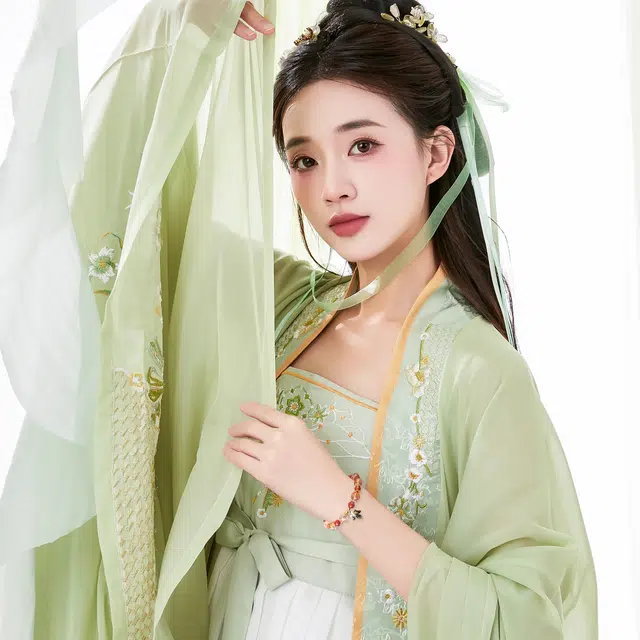 唐之饰 新中式鸿运枫叶转运珠 国风甜美可爱初恋粉红色高级感 水晶 玉石手串 男女同款情侣款 礼盒送葫芦钥匙扣