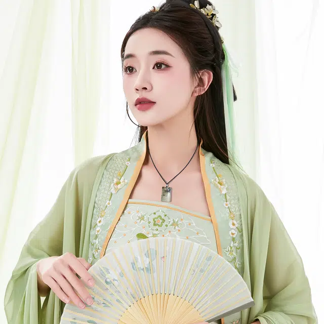 【高品质已结缘】 唐之饰 紫薇讳无事牌吊坠 新中式复古国潮祥瑞护身平安招财转运珠编织绳 岫玉（蛇纹石玉） 项链 男女同款情侣款