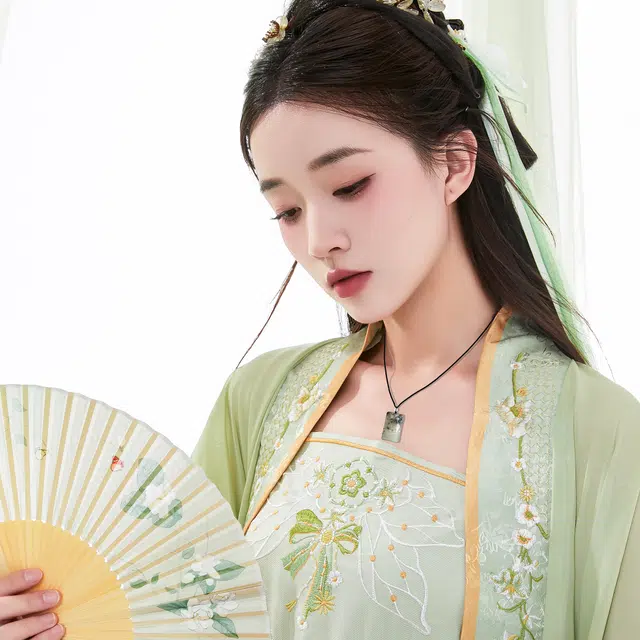 【高品质已结缘】 唐之饰 紫薇讳无事牌吊坠 新中式复古国潮祥瑞护身平安招财转运珠编织绳 岫玉（蛇纹石玉） 项链 男女同款情侣款