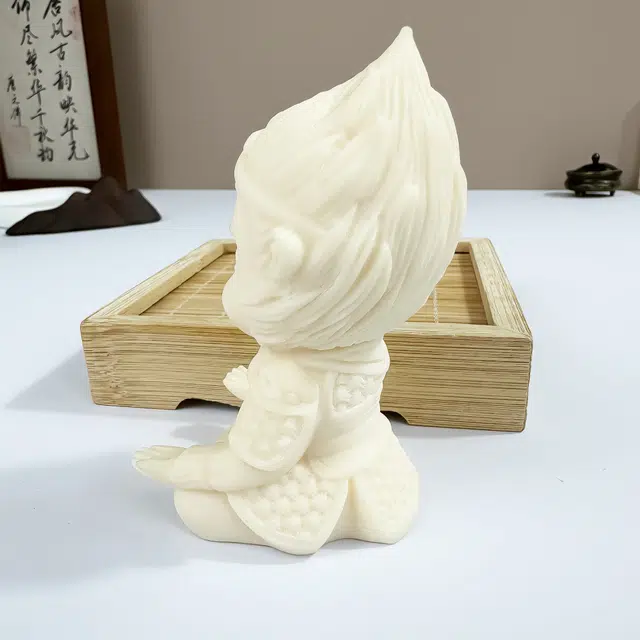 唐之饰 新中式冥想齐天大圣把件文玩盘物小众创意电脑桌面茶宠 菩提根 摆件 男女同款情侣款