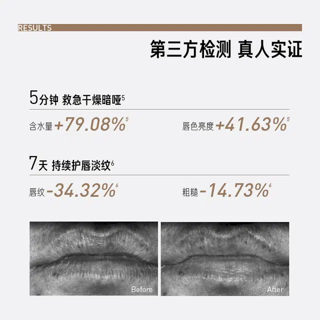 毕生之研 淡纹修护润唇膏 补水保湿滋润唇部精华