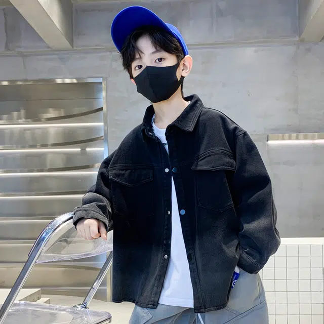 浪莎夹克外套 翻领舒适长袖简约 儿童款