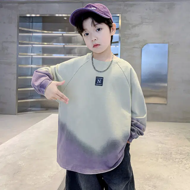 浪莎卫衣 时尚舒适亲肤简约百搭洋气 杏色 儿童款