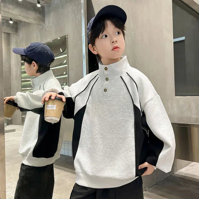 浪莎卫衣 立领舒适亲肤百搭 儿童款