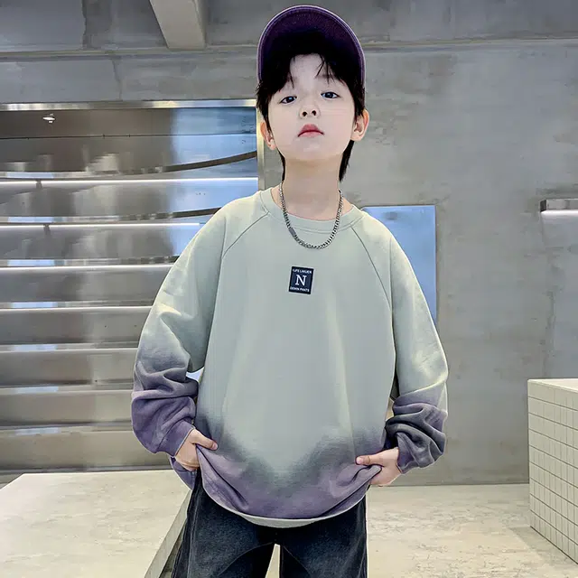 浪莎卫衣 时尚舒适亲肤简约百搭洋气 杏色 儿童款