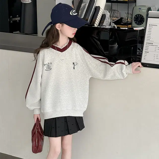 浪莎卫衣 舒适亲肤百搭 灰色 儿童款