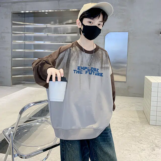 浪莎卫衣 洋气圆领舒适长袖 儿童款