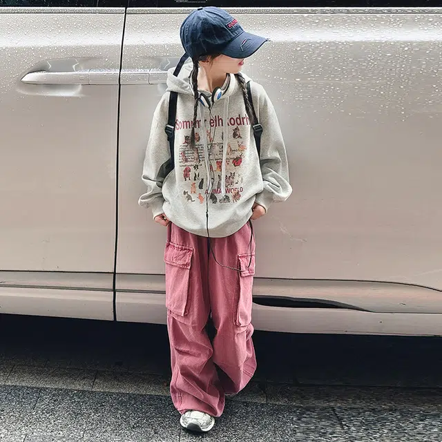 浪莎卫衣 连帽亲肤透气舒适 灰色 儿童款