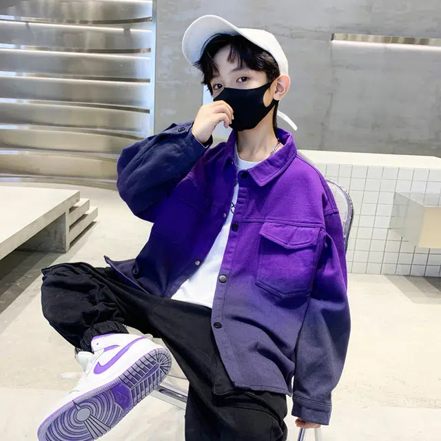 浪莎夹克外套 翻领舒适长袖简约 儿童款