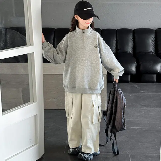 浪莎卫衣 洋气舒适纯色休闲百搭 儿童款