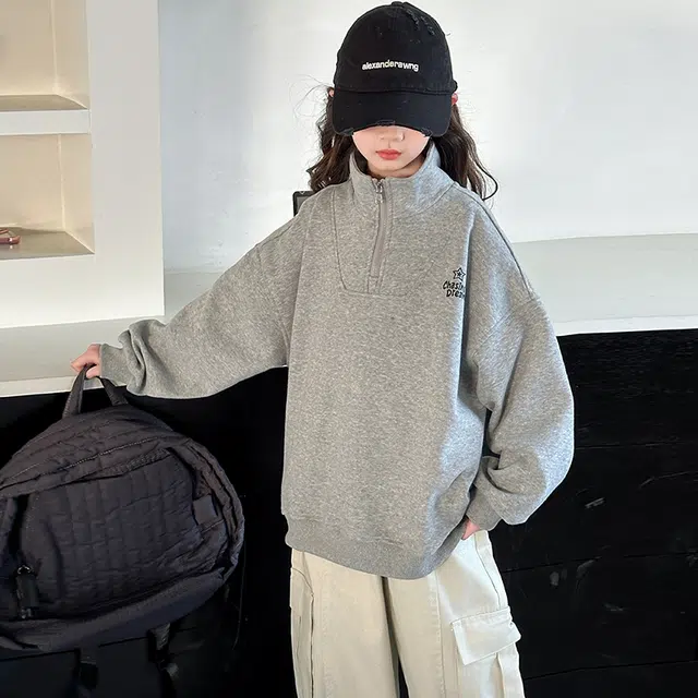 浪莎卫衣 洋气舒适纯色休闲百搭 儿童款