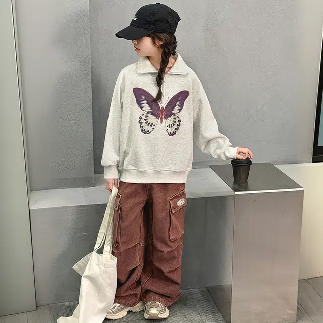 浪莎卫衣 舒适亲肤百搭 白色 儿童款
