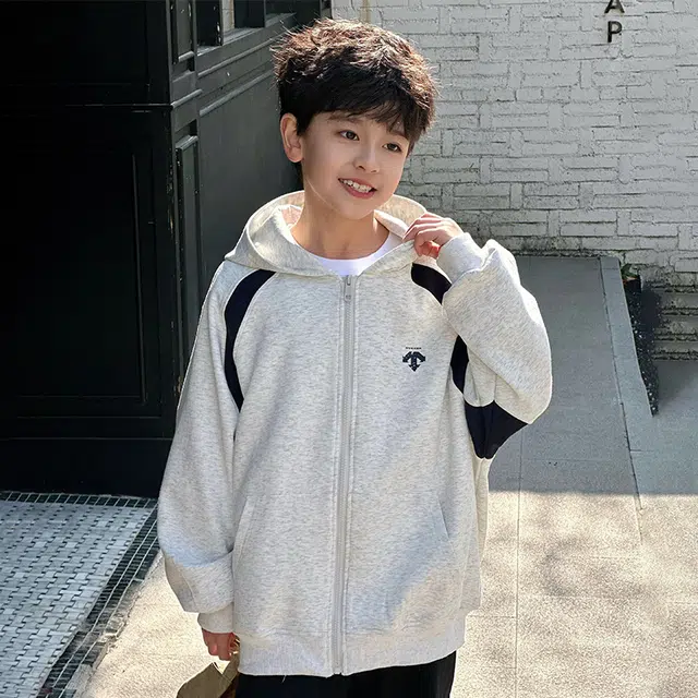 浪莎休闲夹克 春秋 时尚拼色连帽外套 青少年