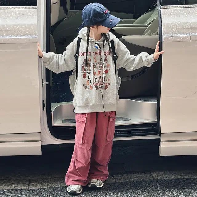 浪莎卫衣 连帽亲肤透气舒适 灰色 儿童款