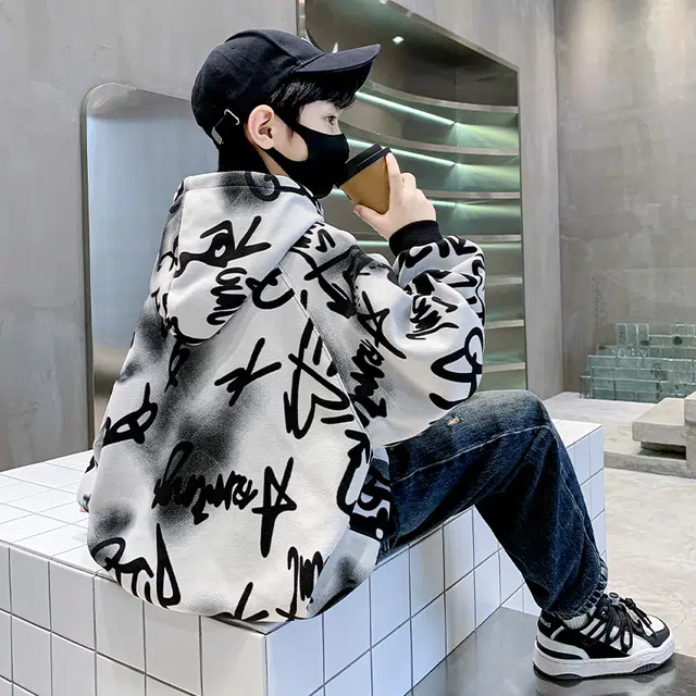 浪莎卫衣 亲肤舒适百搭连帽 儿童款