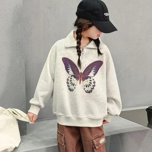 浪莎卫衣 舒适亲肤百搭 白色 儿童款