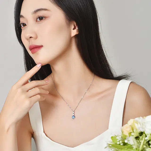 吉智 一生一世 小清新浪漫示爱 项链 女款
