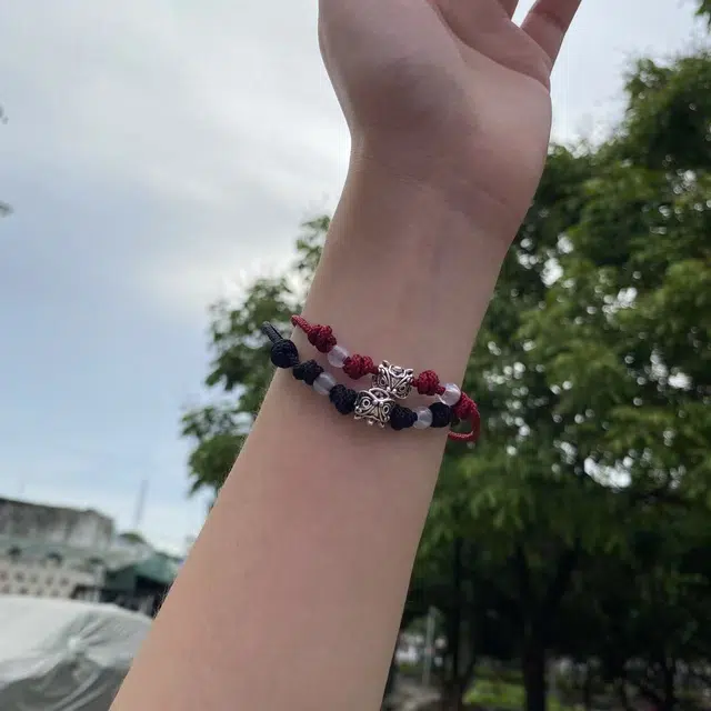 元生伊 醒狮招财好运新中式手工好运国潮可调节 编绳 手绳 男女同款情侣款